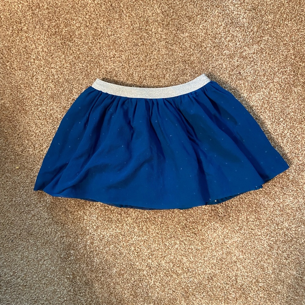 👗 3/$25 - 3T Disney toddler girl blue sparkle skirt